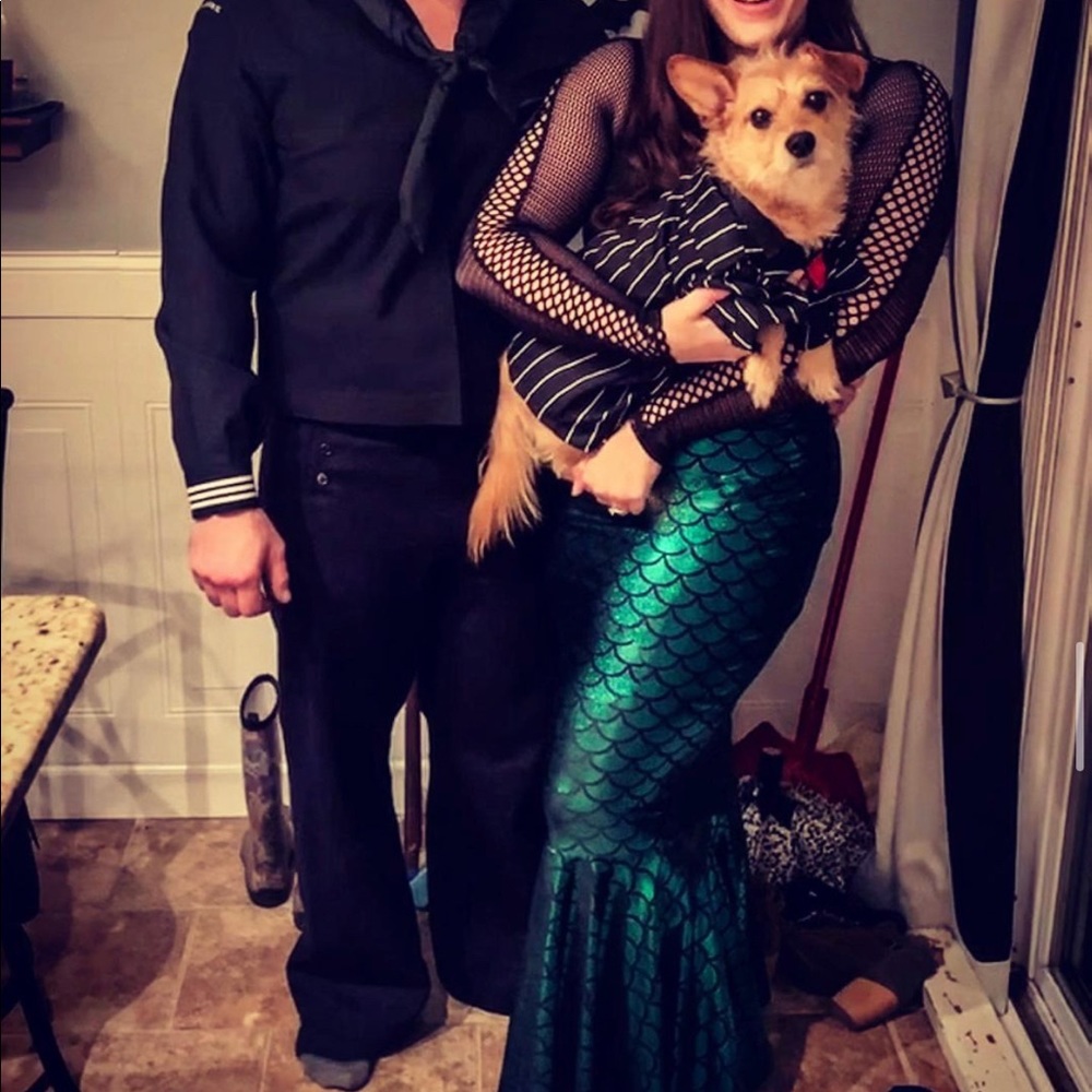 Full length mermaid skirt